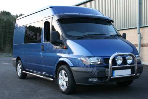 blue transit van