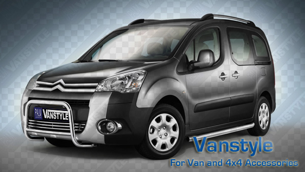 Stainless A Bar EC Approved Berlingo Partner 2008-on - Vanstyle