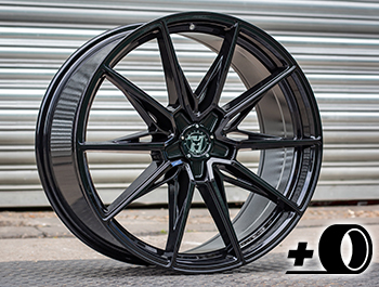 Wolfrace '71 Urban Racer Black Edition 18" 5X120 Wheels + Tyres