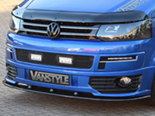 Plain Black Bonnet Bra VW T5 Facelift 2010–2015 - T5.1Black, J42349, 