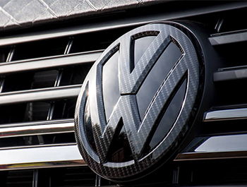VW Replacement Front Carbon Fibre Effect Badge - VW T6 T6.1 - Vanstyle
