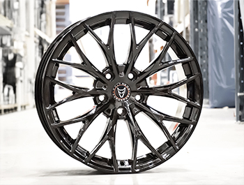 Wolfrace Wolfsburg Gloss Black 18\" Alloy Wheels - VW T5 T6