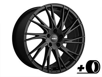 Calibre Storm Gloss Black 20" 5x120 Wheels & Tyres