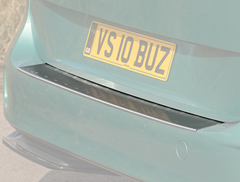 Rear Bumper Protector - Brushed Stainless Steel - ID Buzz 2022>