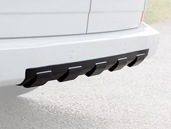 ABS Rear Skid Plate - Gloss Black - Transit Custom 2024-