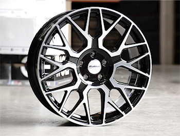 Calibre Spartan Gloss Black & Polished 20\" 5x120 Alloy Wheels