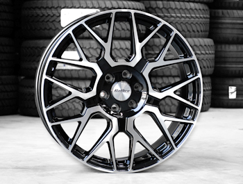 Calibre Spartan 20\" Gloss Black & Polished 6x120 Alloy Wheels