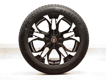 Wolfrace Assassin GT2 18\" Black & Polished 5x108 Alloy Wheels