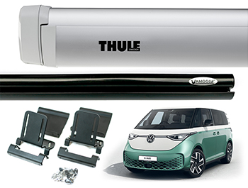 Vamoose Rail and Thule 4200 Awning - Silver - VW ID Buzz 2022>