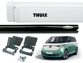 Vamoose Rail and Thule 4200 Awning - White - VW ID Buzz 2022>