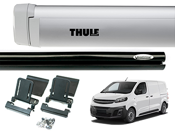 Vamoose Rail and Thule 4200 Awning - Silver - Vivaro 2019>2023