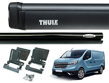 Vamoose Rail and Thule 4200 Awning Black - Vivaro Trafic 2014>