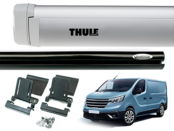 Vamoose Rail and Thule 4200 Awning Silver - Vivaro Trafic 2014>