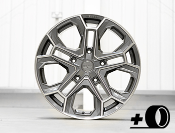 Velare VLR-ST 18" Platinum Grey & Polished 5x160 Wheels & Tyres