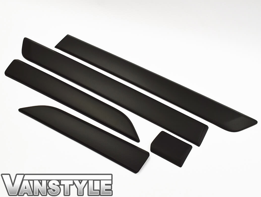 Ford Transit Custom Side Body Moulding Covers - Black 2012-2023