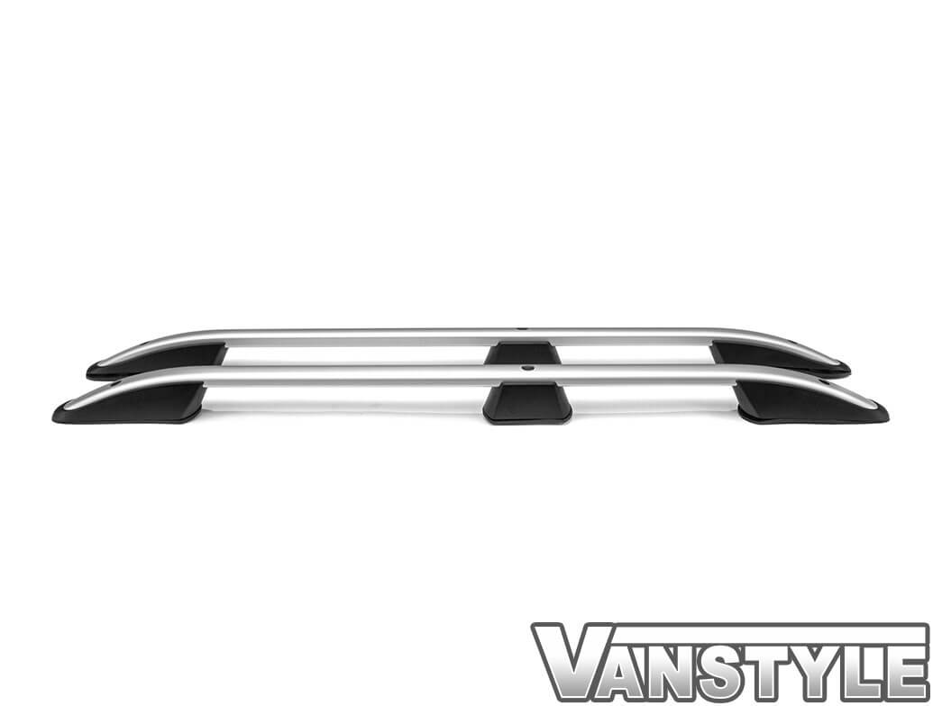 Black Powder Coated Roof Bars One Piece Vw T5 T6 Vanstyle