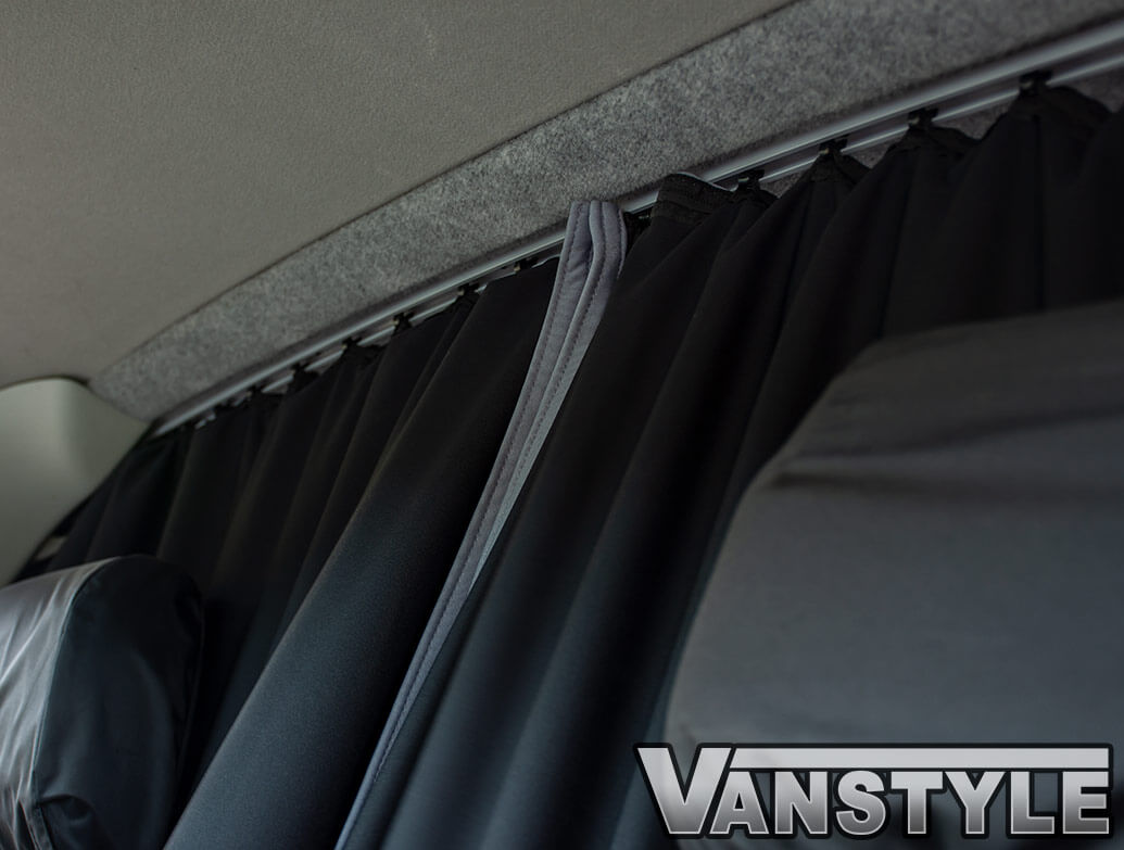 Fits Vw T5 T6 Cab Divider Kit Curtain Blackout Window Curtain