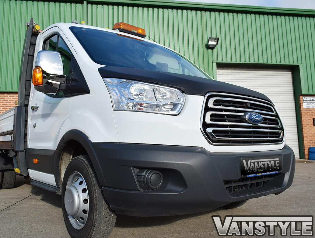 Ford Transit MK8 Stainless Steel Full Front Grille Kit 2014 - Vanstyle