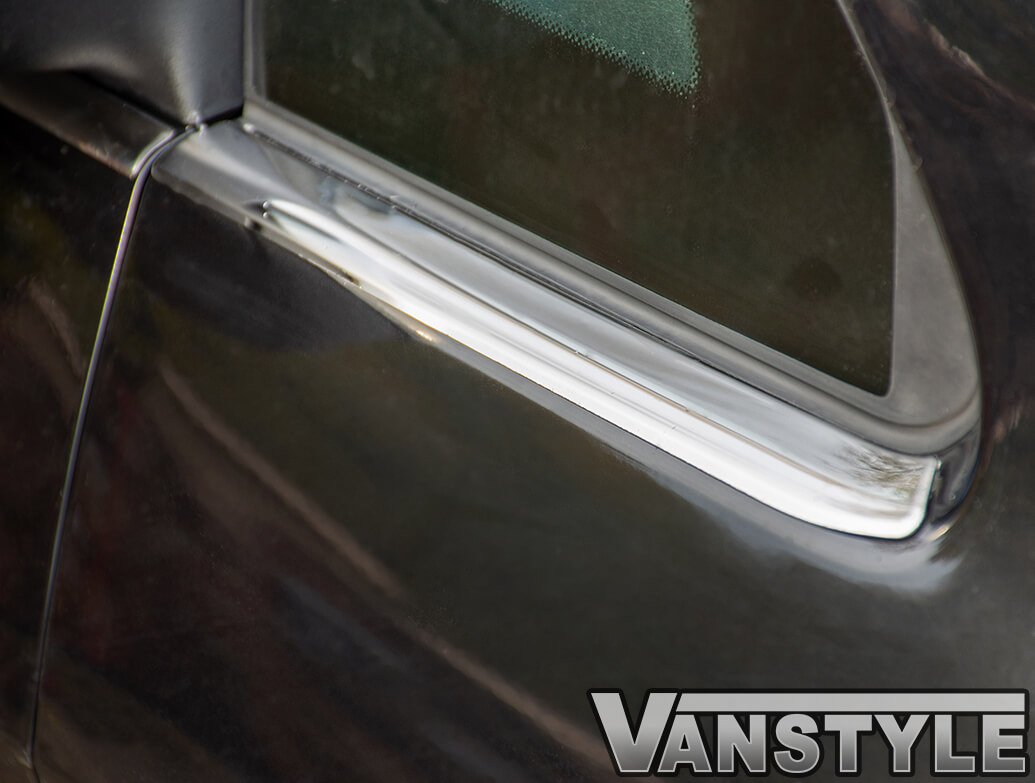 Chrome Wing Mirror Trim Set Covers To Fit Mercedes-Benz Vito W447