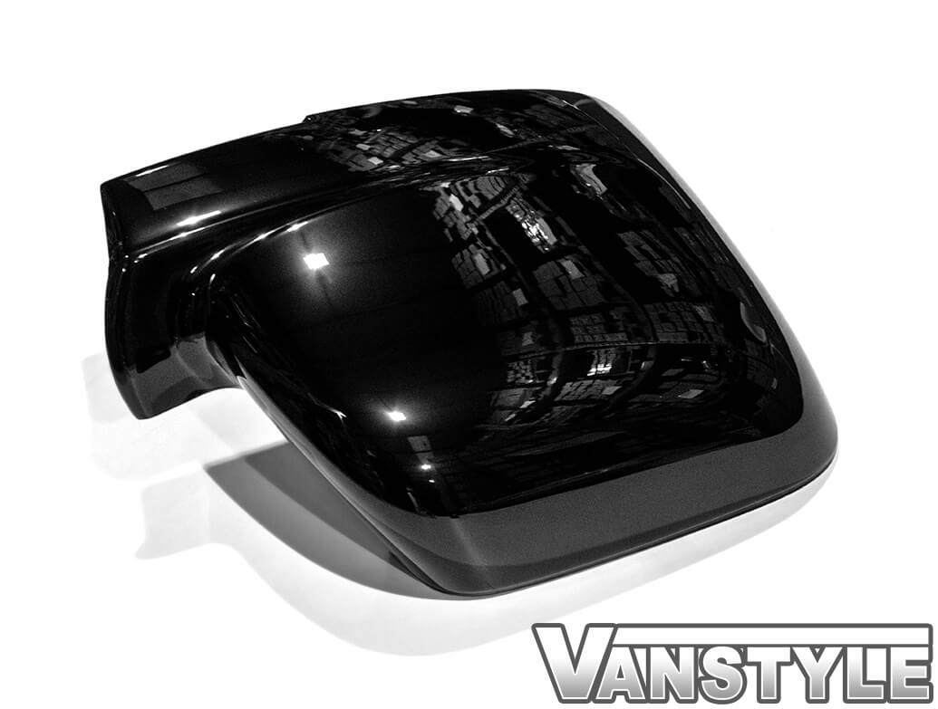 Gloss Black ABS Mirror Covers - Vivaro Trafic NV300 Talento