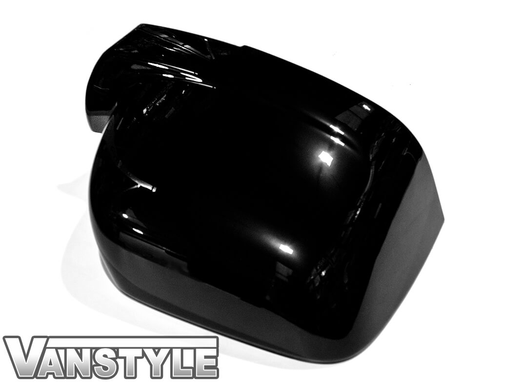 Gloss Black ABS Mirror Covers - Vivaro Trafic NV300 Talento - Vanstyle