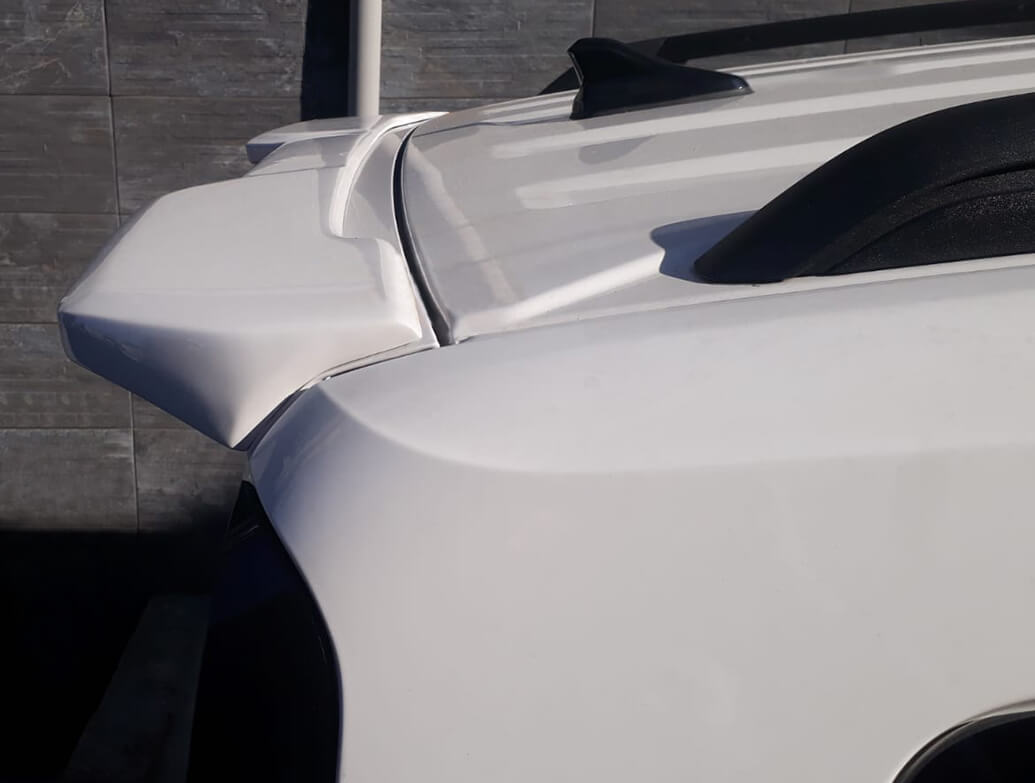 Tailgate Rear Roof Spoiler - VW Caddy Mk5 2021 - Vanstyle